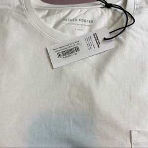Men’s Richer Poorer White tee